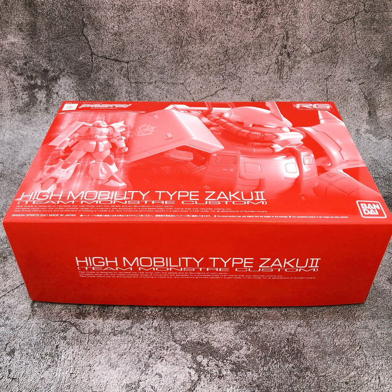 RG 1/144 High Mobility Type Zaku II (Team Monstre Custom) [Premium Bandai]