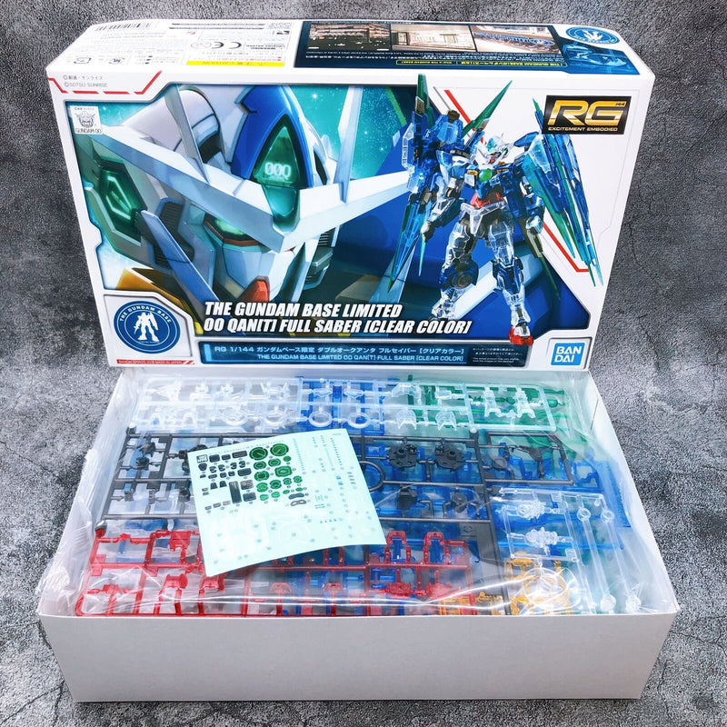 RG 1/144 OO Qan(t) Full Saber [Clear Color] [Gundam Base Limited]