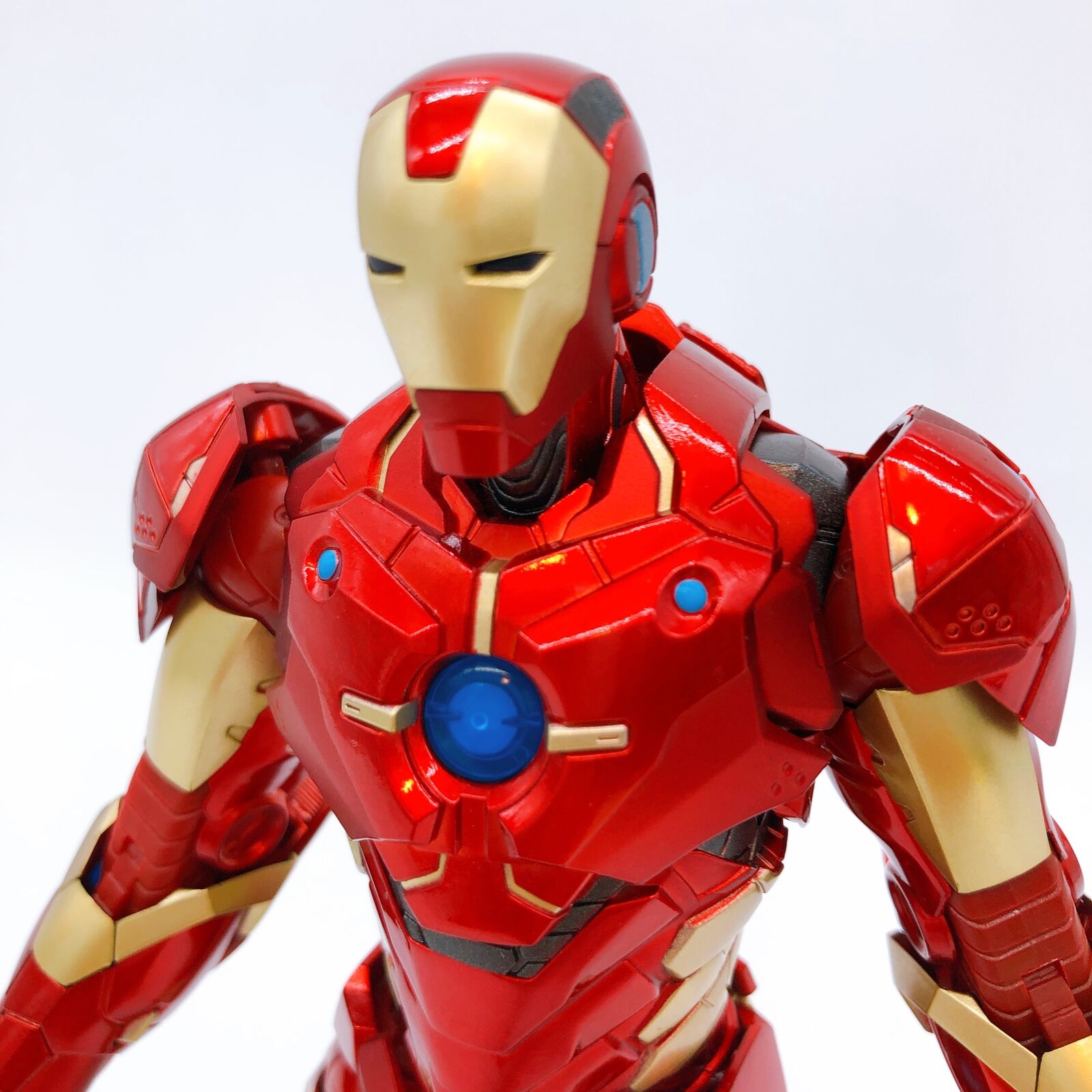 フィギュア　#07 IRON MAN MARVEL NOW!ver.(RED × GOLD) 「アイアンマン」 RE：EDIT IRON MAN ユニオンクリエイティブオンライン＆ワンダーフェスティバル2016夏限定 RE:EDIT IRON MAN #07 MARVEL NOW！VER. RED X GOLD VER. Wonder