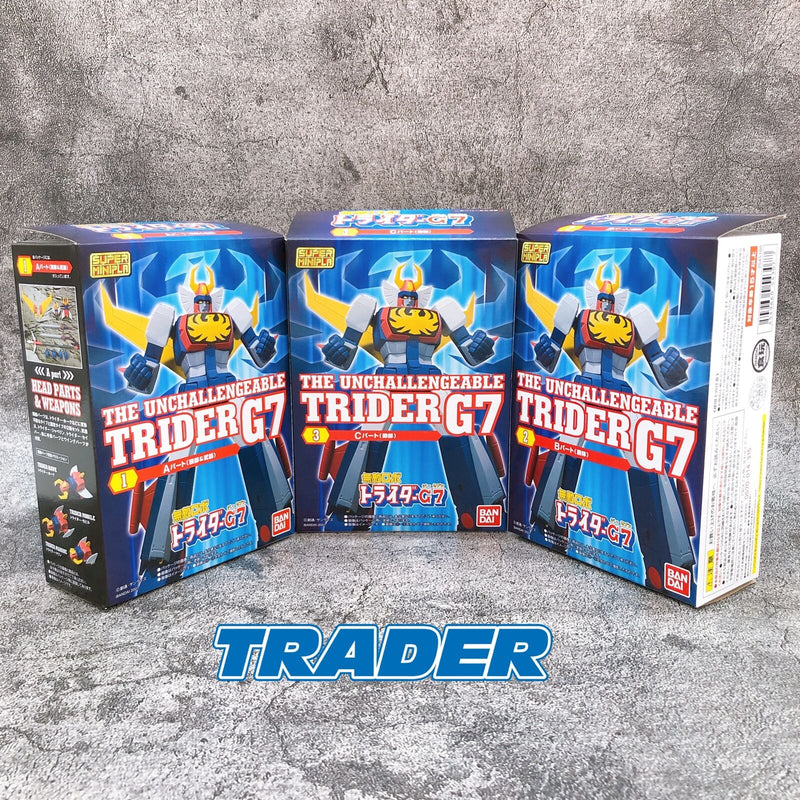 Invincible Robo Trider G7 Super Minipla Trider G7 Set of 3