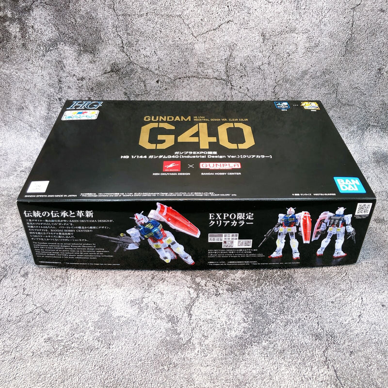 HG 1/144 Gundam G40 (Industrial Design Ver.) [Clear Color] [Gunpla Expo]