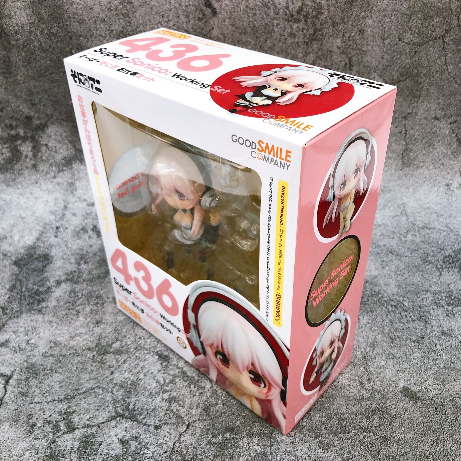 Nendoroid 436 Super Sonico Working Set [Good Smile Company]