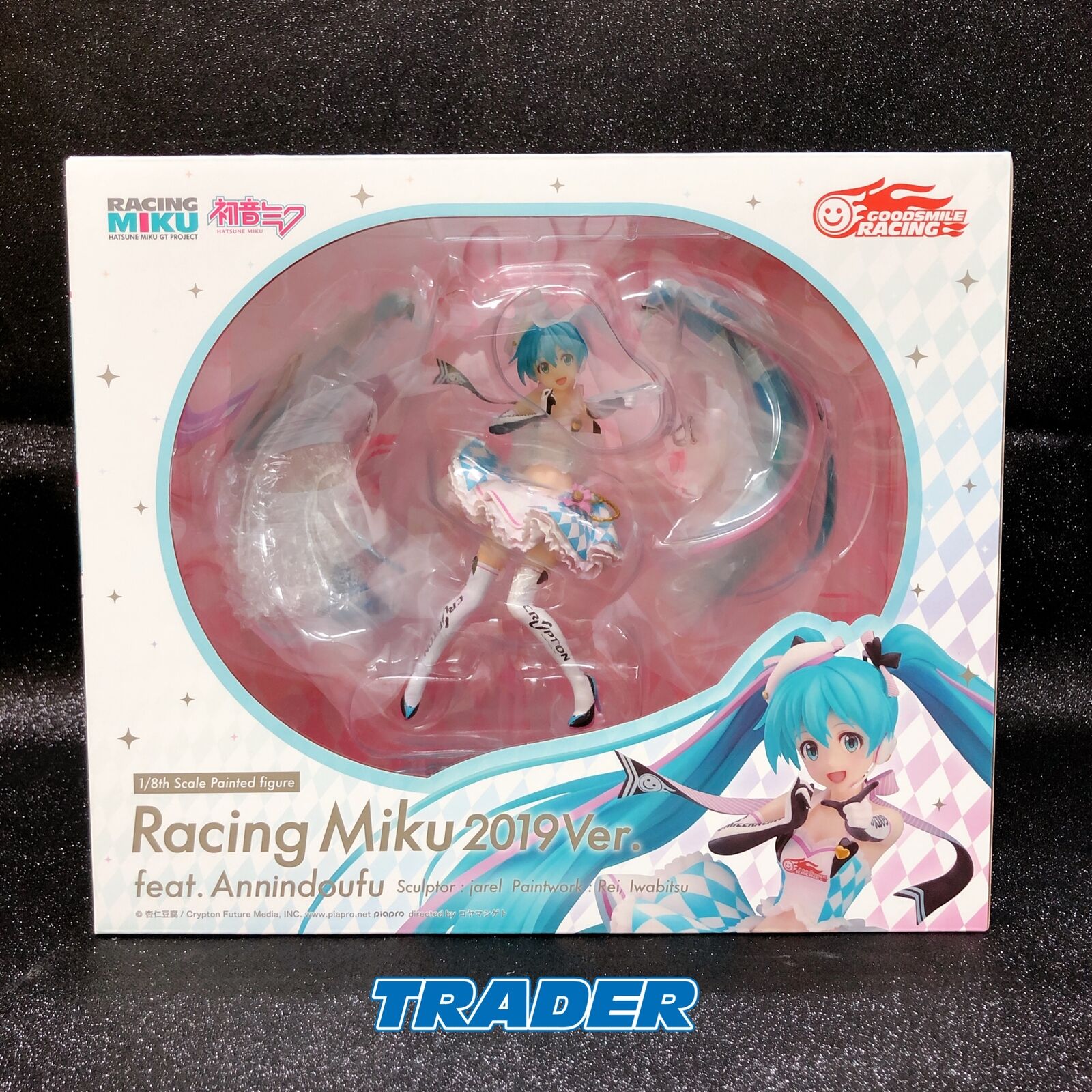 Hatsune Miku Racing 2019 Ver. Feat Annindoufu 1/8 Scale [Good Smile Racing]