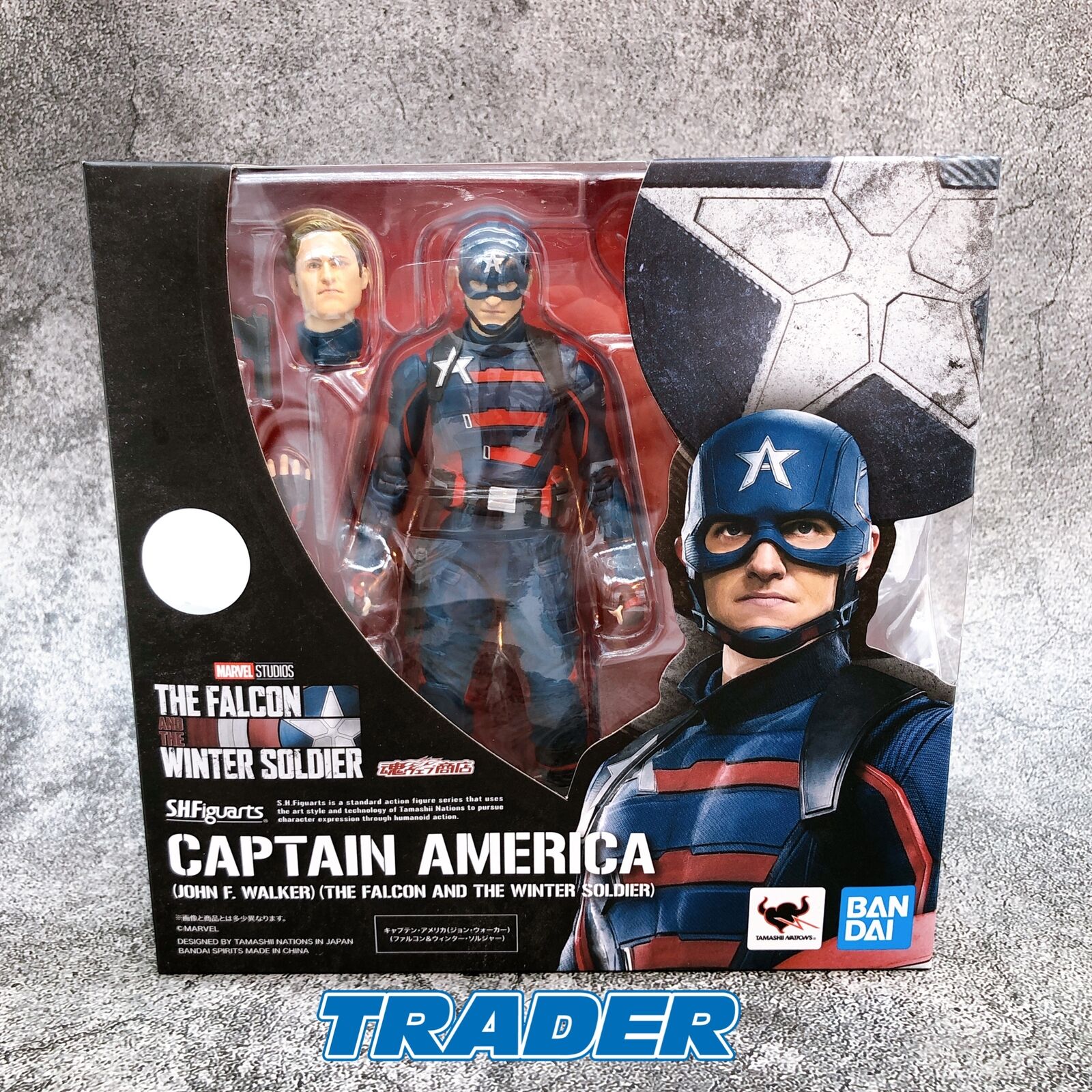 The Falcon and the Winter Soldier Captain America (John Walker) S.H.Figuarts (Tamashii Web Shop) [BANDAI SPIRITS]