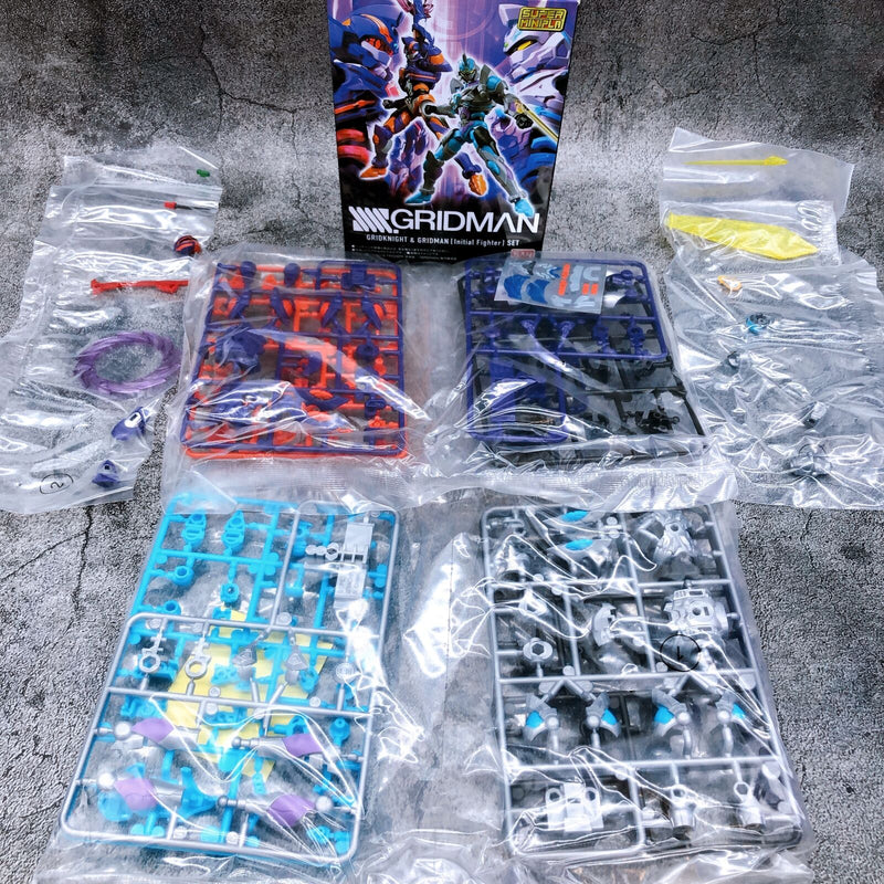 SSSS.GRIDMAN Gridknight & Gridman (Initial Fighter) Set Super Minipla [Premium Bandai]