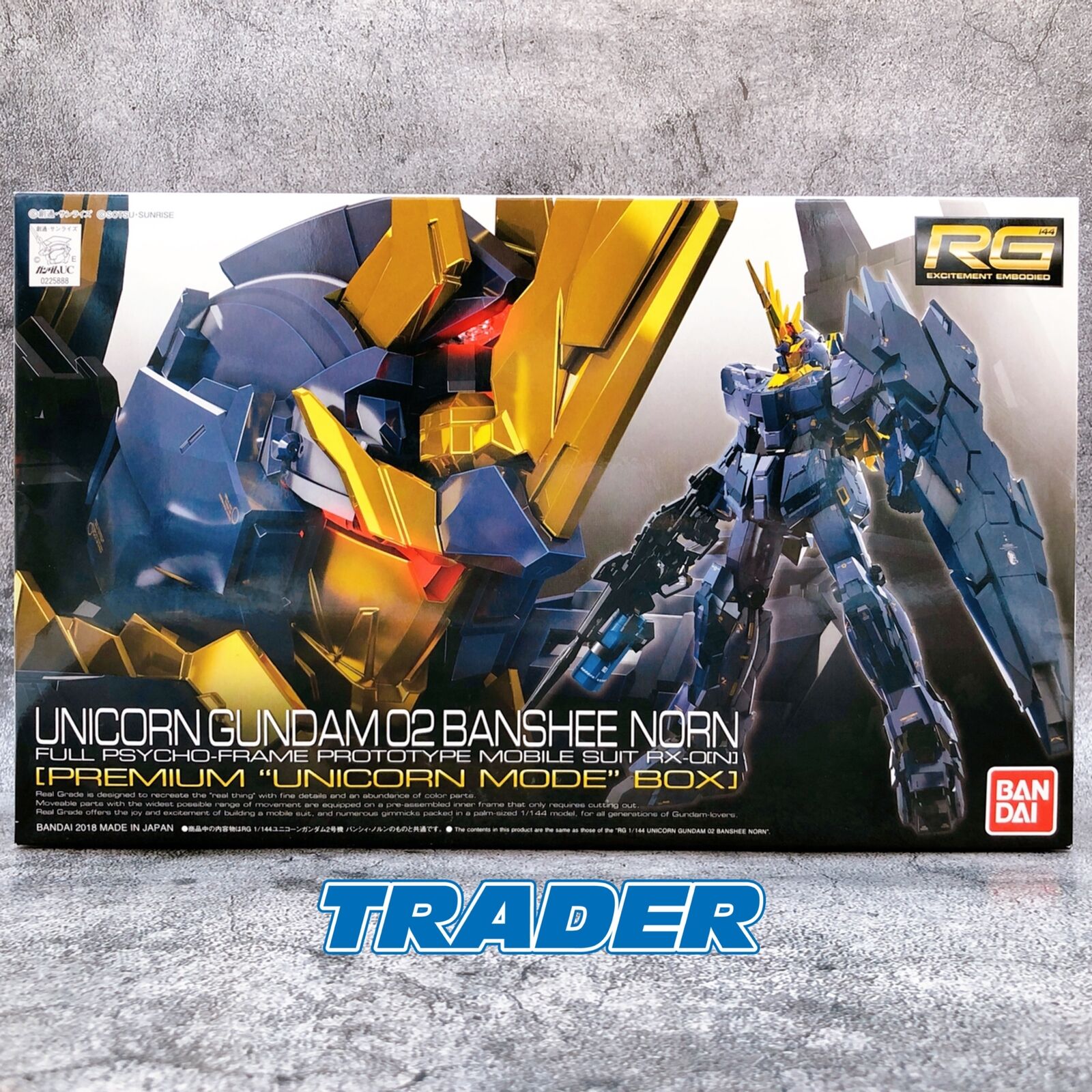 RG 1/144 Unicorn Gundam 02 Banshee Norn [Premium Unicorn Mode Box]