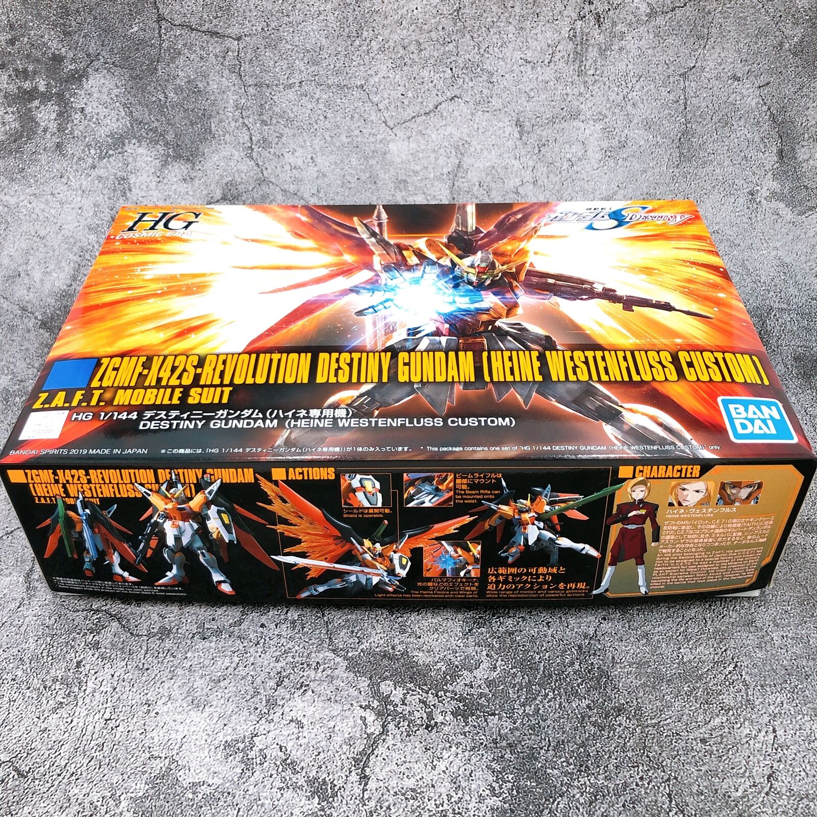HGCE 1/144 Destiny Gundam (Heine Westenfluss Custom)