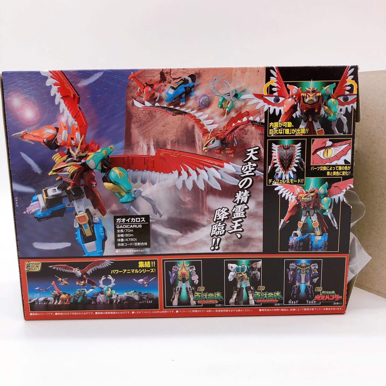 Gaoranger Gao Icarus Hyakujuu Gattai SMP 4pcs Set [Bandai]