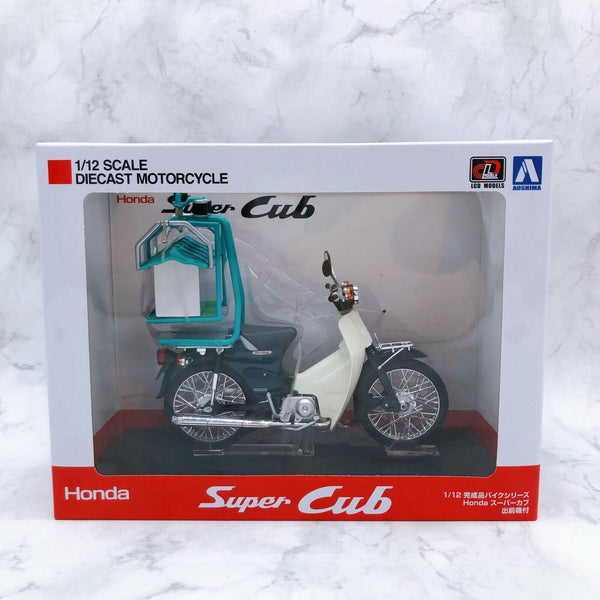 HONDA  Super Cub 50 Diecast Motorcycle Delivery Bike 1/12 Scale [Aoshima]