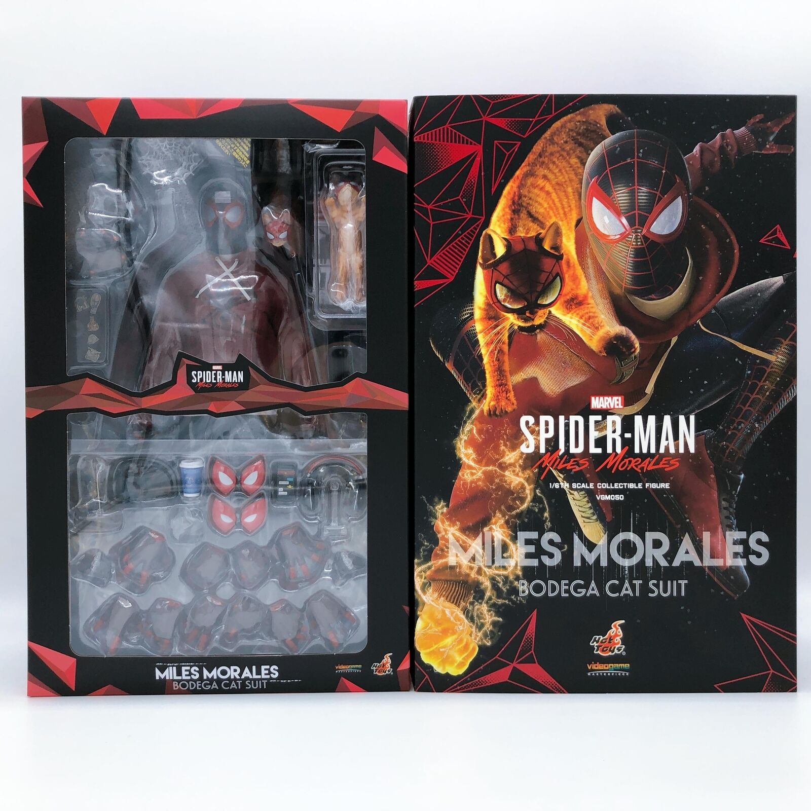 Marvel’s Spider-Man Miles Morales/Spider-Man (Bodega Cat Suit) VideoGame Masterpiece 1/6 Scale Action Figure [Hot Toys]