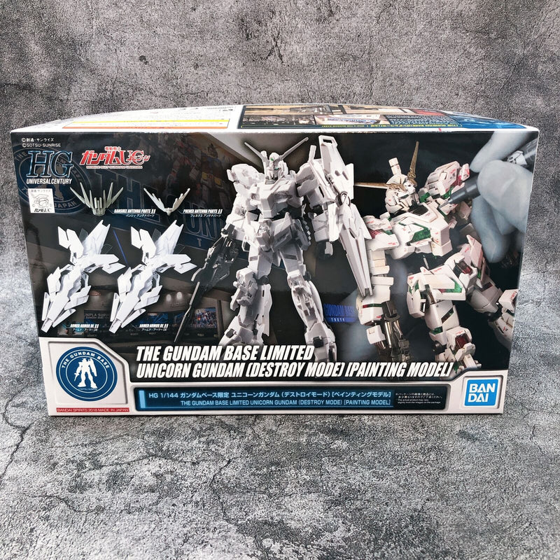 HG 1/144 Unicorn Gundam (Destroy Mode) Painting Model [Gundam Base Limited]