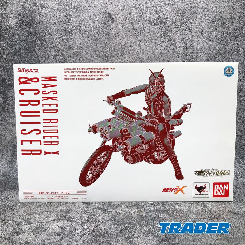 Masked Kamen Rider X & Cruiser Set S.H.Figuarts Tamashii Web Shop Limited [Bandai]