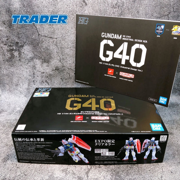 HG 1/144 Gundam G40 (Industrial Design Ver.) [Clear Color] [Gunpla Expo]