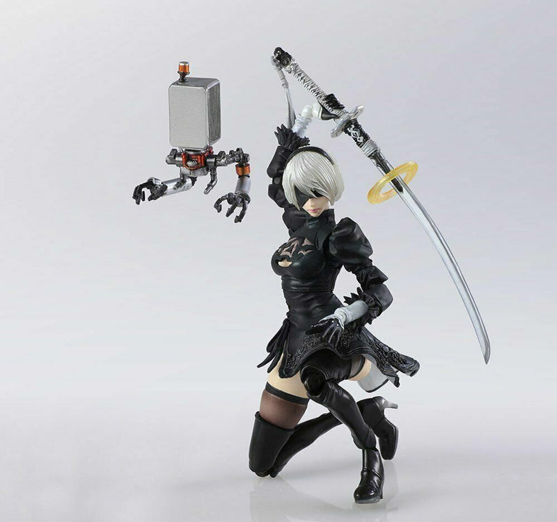 NieR Automata YoRHa No.2 Type B 2B & Machine Lifeform (Set) BRING ARTS [Square Enix]