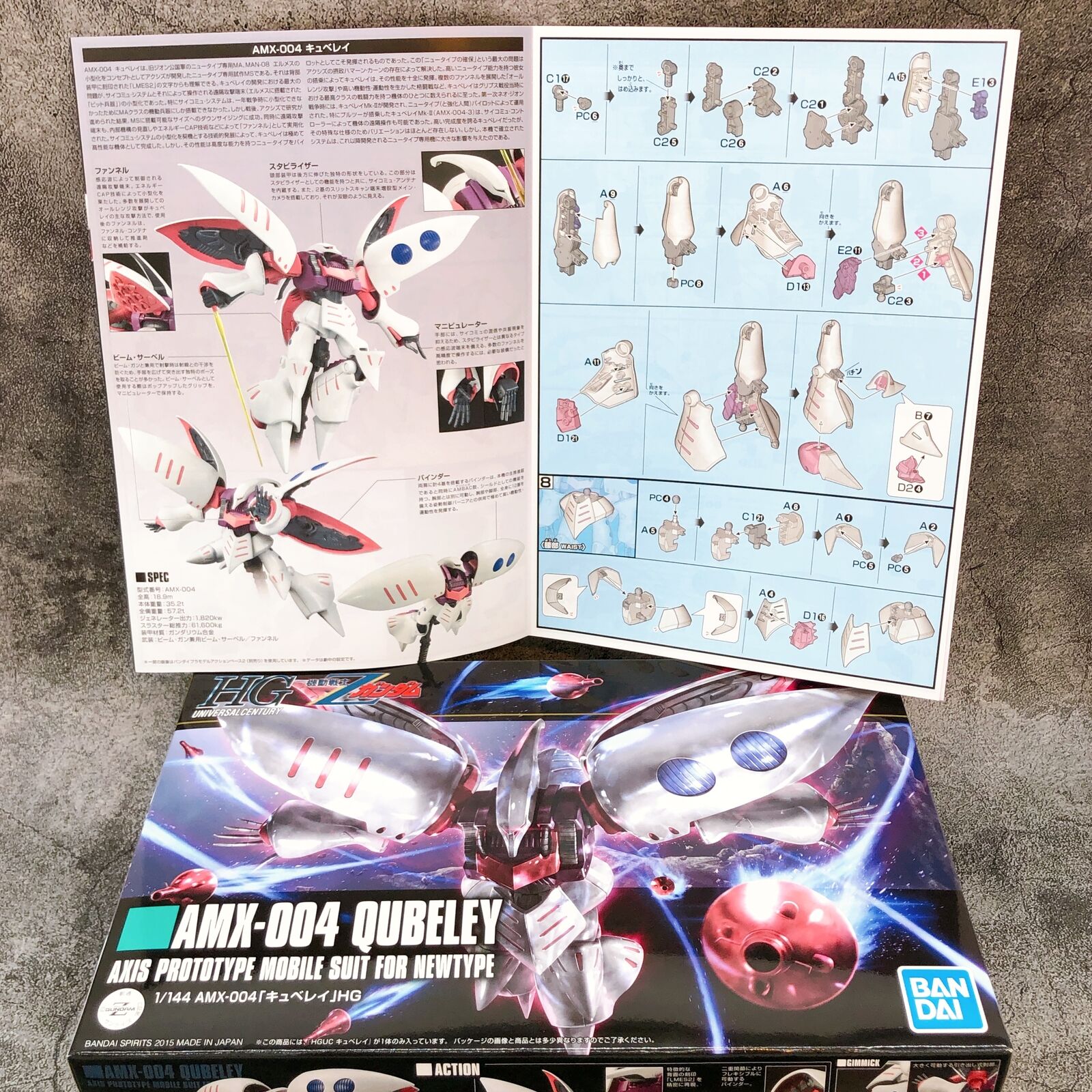 HGUC 1/144 AMX-004 Qubeley 「Mobile Suit Gundam Z」