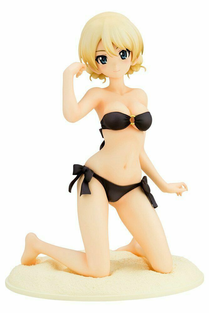 Girls und Panzer The Movie Darjeeling Swimsuit Ver. 1/7 Scale + Exclusive Bonus [KOTOBUKIYA]