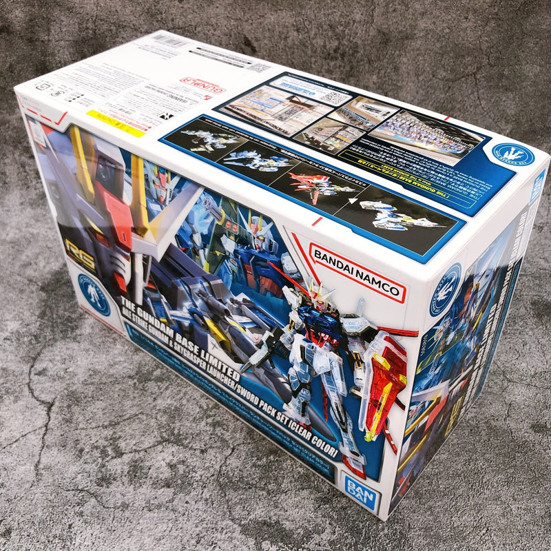 RG 1/144 Aile Strike Gundam & Skygrasper Launcher / Sword Pack Set [Clear Color] [Gundam Base Limited] 「Mobile Suit Gundam SEED」