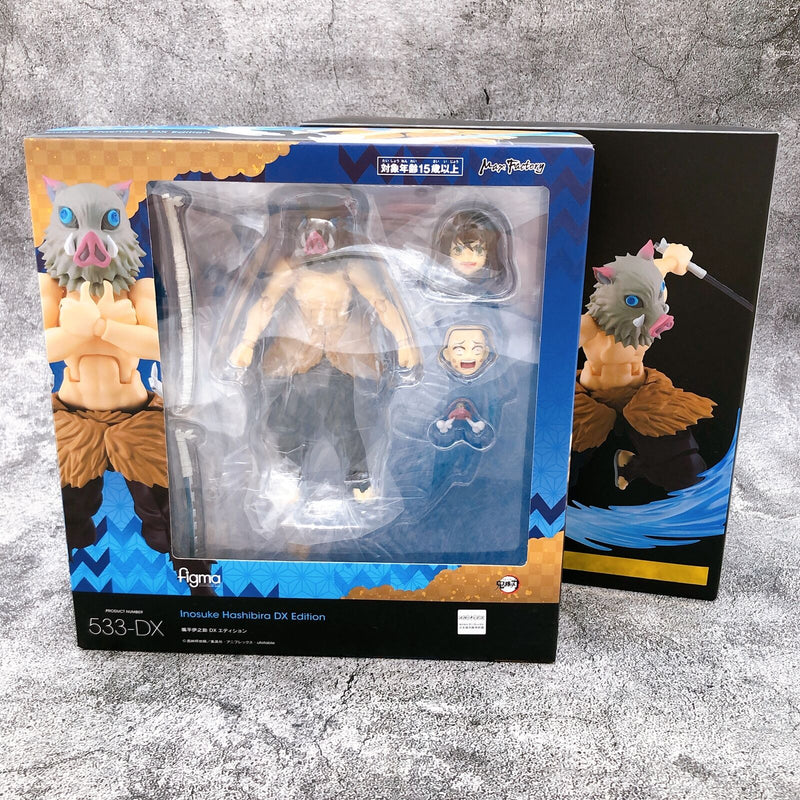 Figma 533-DX Demon Slayer Hashibira Inosuke DX Edition + Exclusive Bonus [Max Factory]