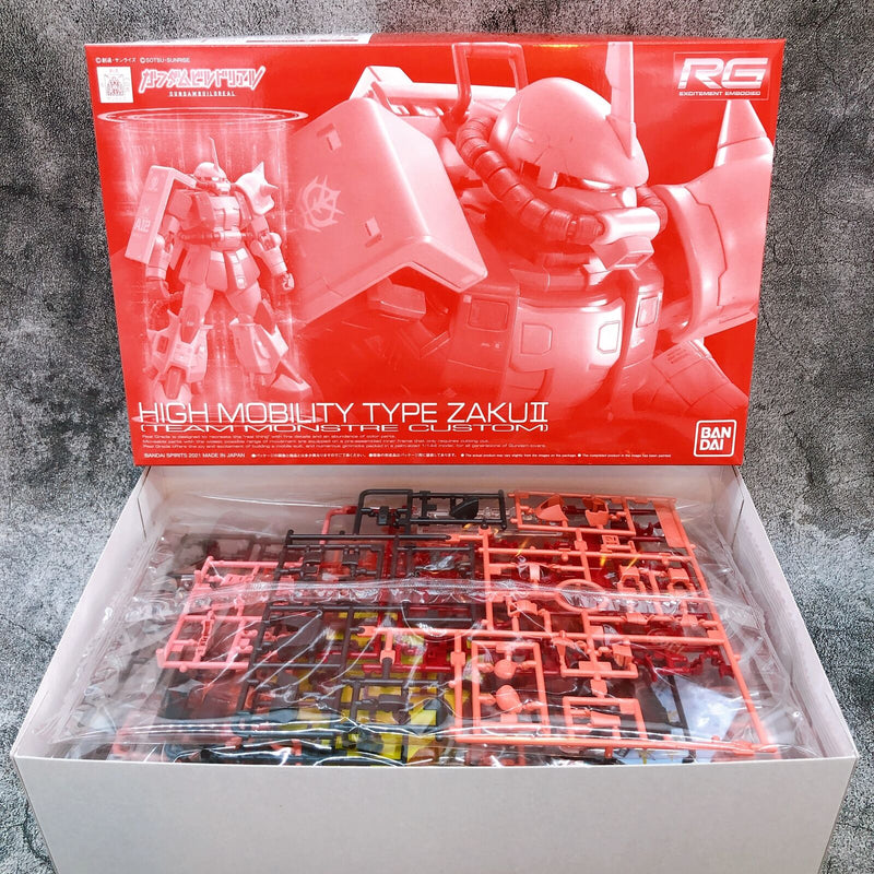 RG 1/144 High Mobility Type Zaku II (Team Monstre Custom) [Premium Bandai]