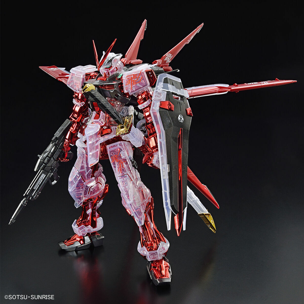 MG 1/100 Gundam Gundam Astray Red Frame Flight Unit Plating Frame/Color Clear [Gundam Base Limited]