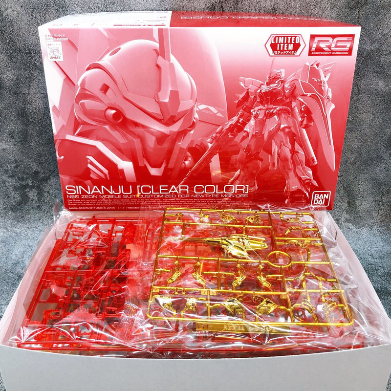 RG 1/144 Sinanju [Clear Color] Limited Item