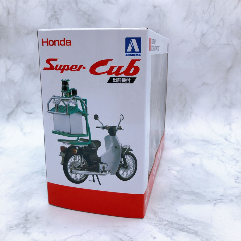 HONDA  Super Cub 50 Diecast Motorcycle Delivery Bike 1/12 Scale [Aoshima]