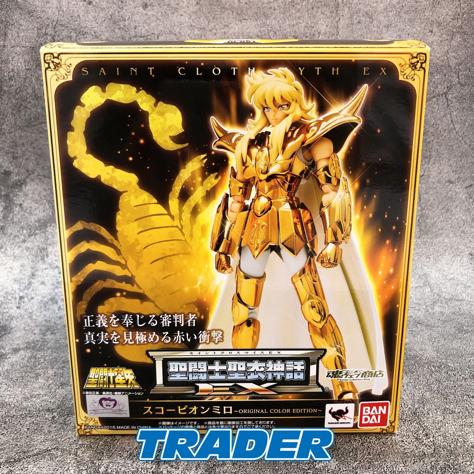 Saint Seiya Scorpio Milo ORIGINAL COLOR EDITION Saint Cloth Myth EX Tamashii Web Shop Limited [Bandai]