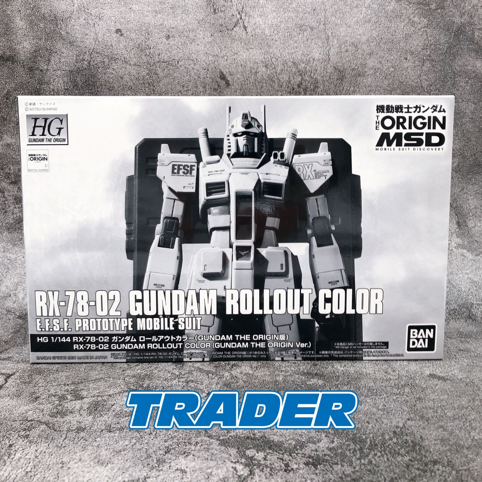 HG 1/144 RX-78-02 Gundam Rollout Color (GUNDAM THE ORIGIN) [Premium Bandai]