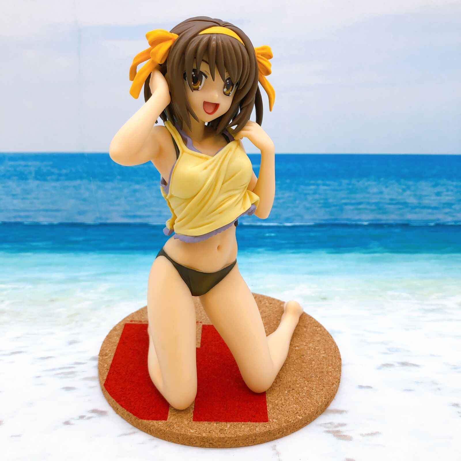 The Melancholy of Suzumiya Haruhi Haruhi Suzumiya Beach Side Ver. 1/7 Scale [KOTOBUKIYA]