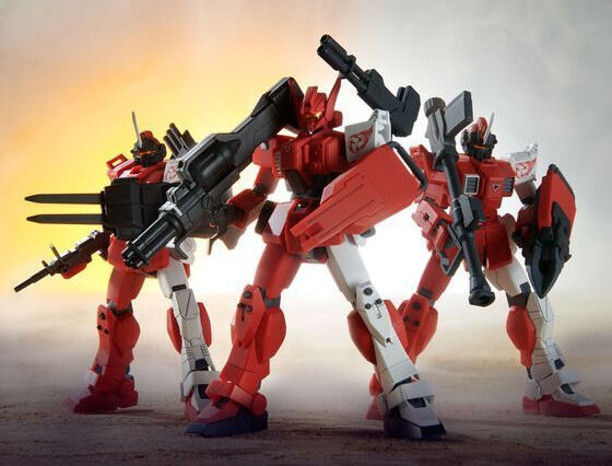 HG 1/144 RED GIANT 03rd MS TEAM SET [Premium Bandai]