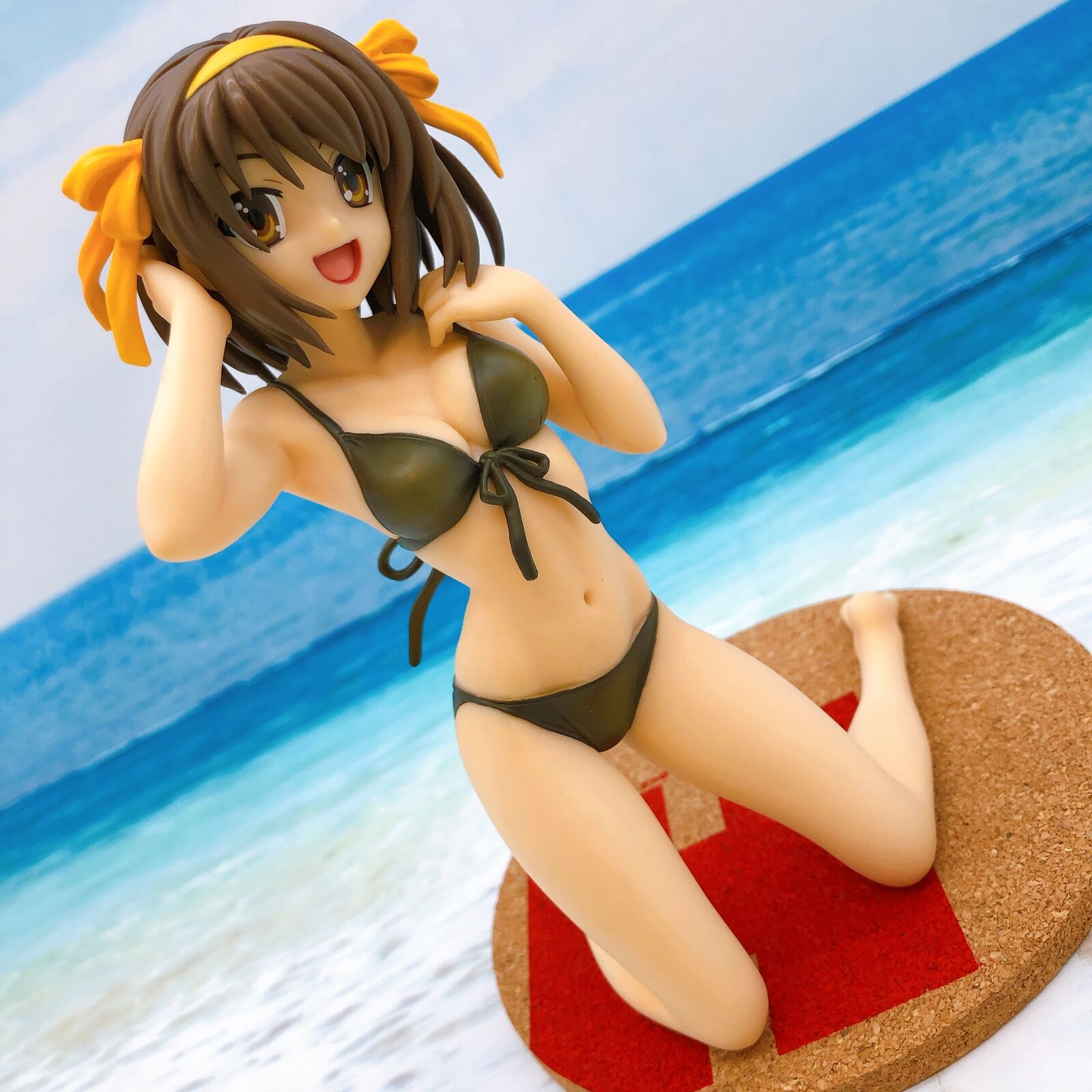 The Melancholy of Suzumiya Haruhi Haruhi Suzumiya Beach Side Ver. 1/7 Scale [KOTOBUKIYA]