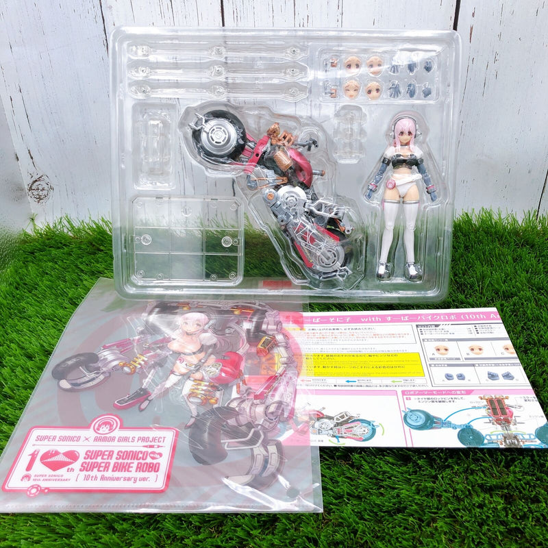 Super Sonico with Super Bike Robo (10th Anniversary ver.) Armor Girls Project [Bandai]