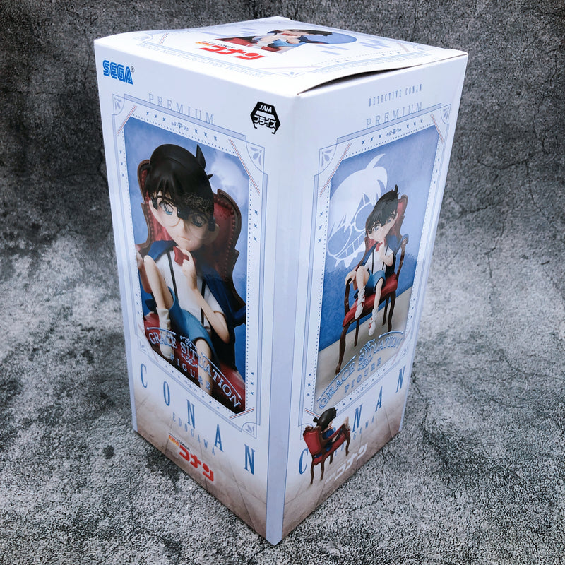 Case Closed Detective Conan Conan Edogawa Premium Grace Situation Figure [SEGA]