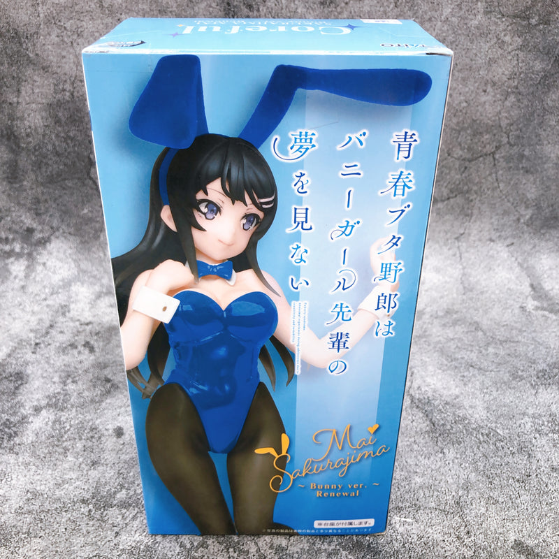 Rascal Does Not Dream of Bunny Girl Senpai Mai Sakurajima Bunny Ver. Renewal Coreful Figure [Taito]