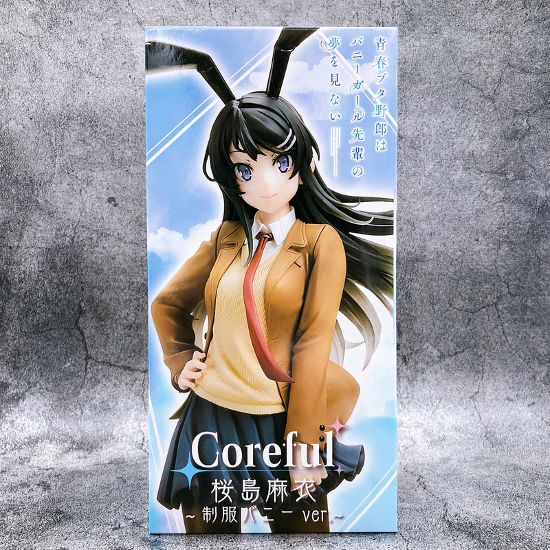 Rascal Does Not Dream of Bunny Girl Senpai Mai Sakurajima School Uniform Bunny Ver. Coreful Figure [Taito]