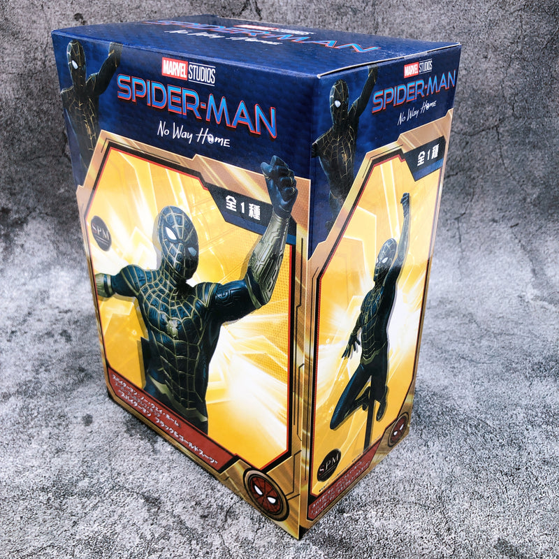 Spider Man No Way Home Spider Man Black & Gold Suit Super Premium Figure [SEGA]