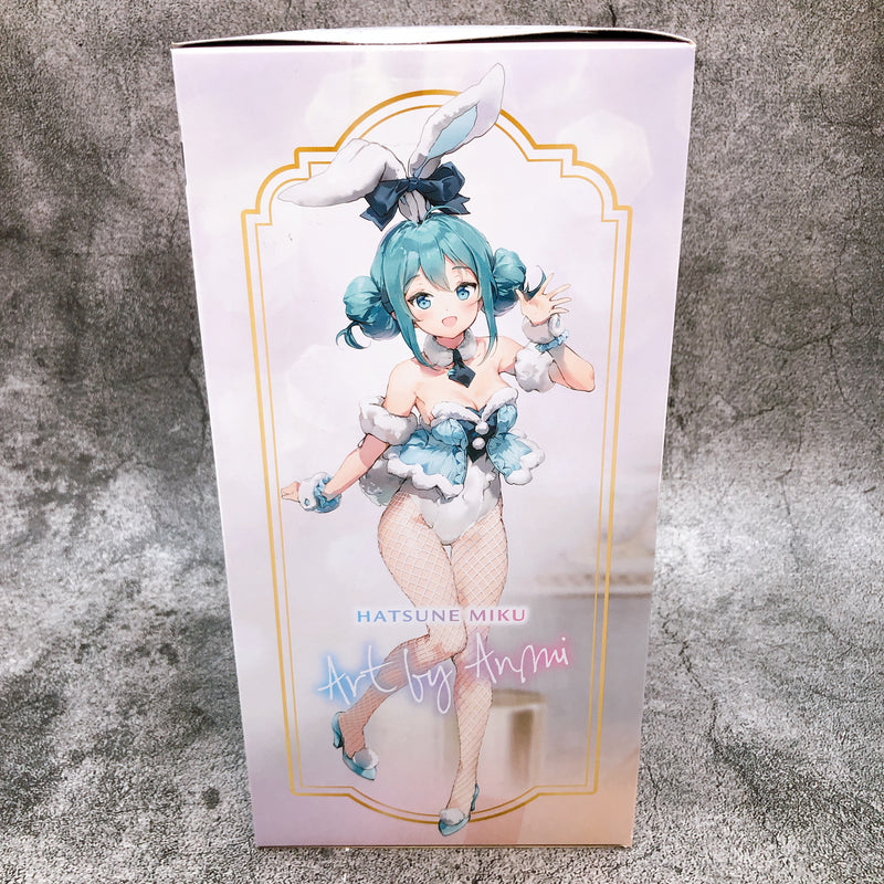 Hatsune Miku White Rabbit Pearl Colorver. BiCute Bunnies Figure [FuRyu]