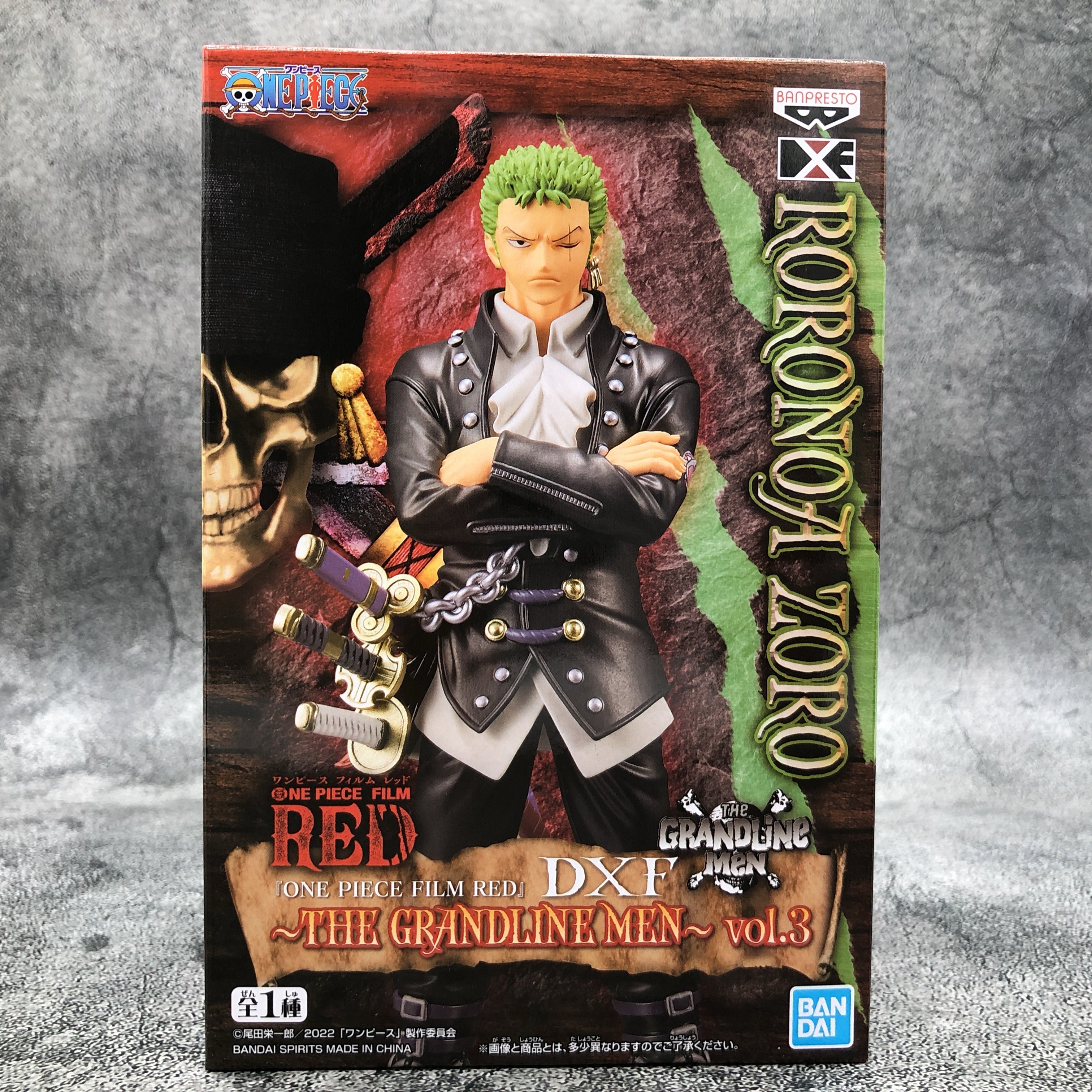 One Piece Film Red Roronoa Zoro DXF?THE GRANDLINE MEN?vol.3 [BANPRESTO]