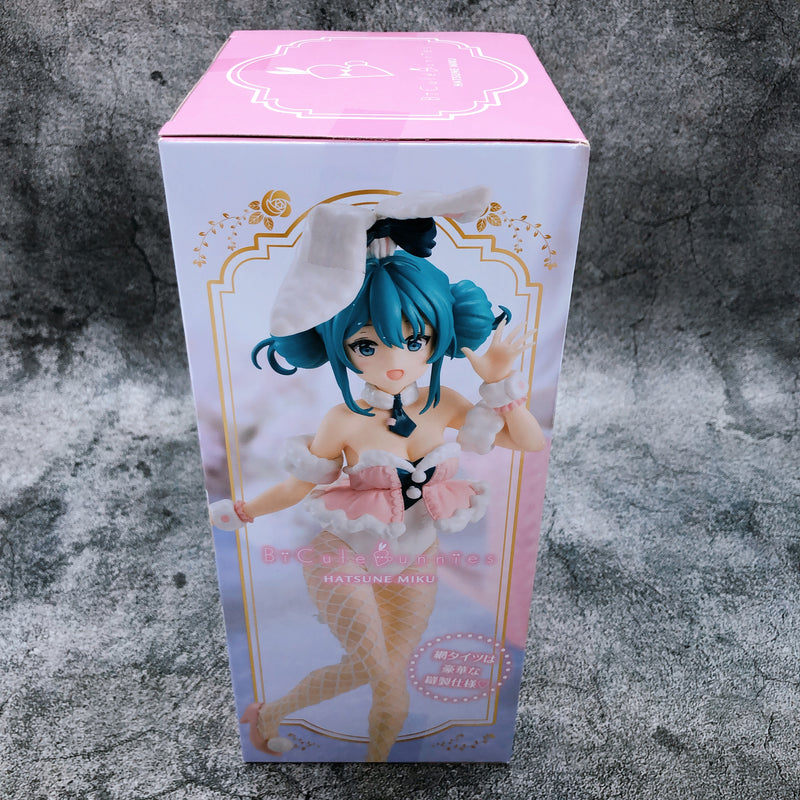 Hatsune Miku White Rabbit Baby Pink BiCute Bunnies Figure [FuRyu]