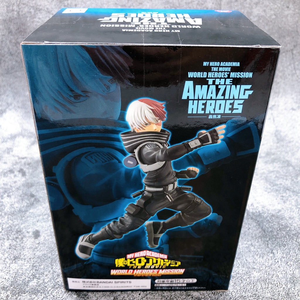 Boneco My Hero Academia Shoto Todoroki The Amazing Heroes The Movie World  Heroes' Mission Bandai Banpresto