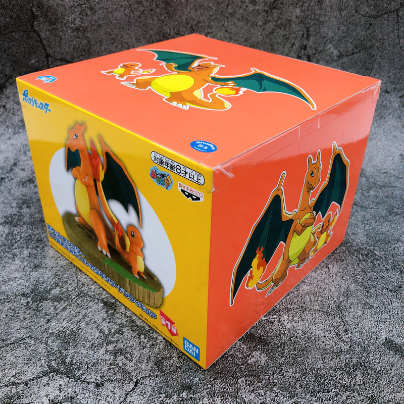 Pokemon Charmander & Charizard Shippo Mite Mite Figure [BANPRESTO]