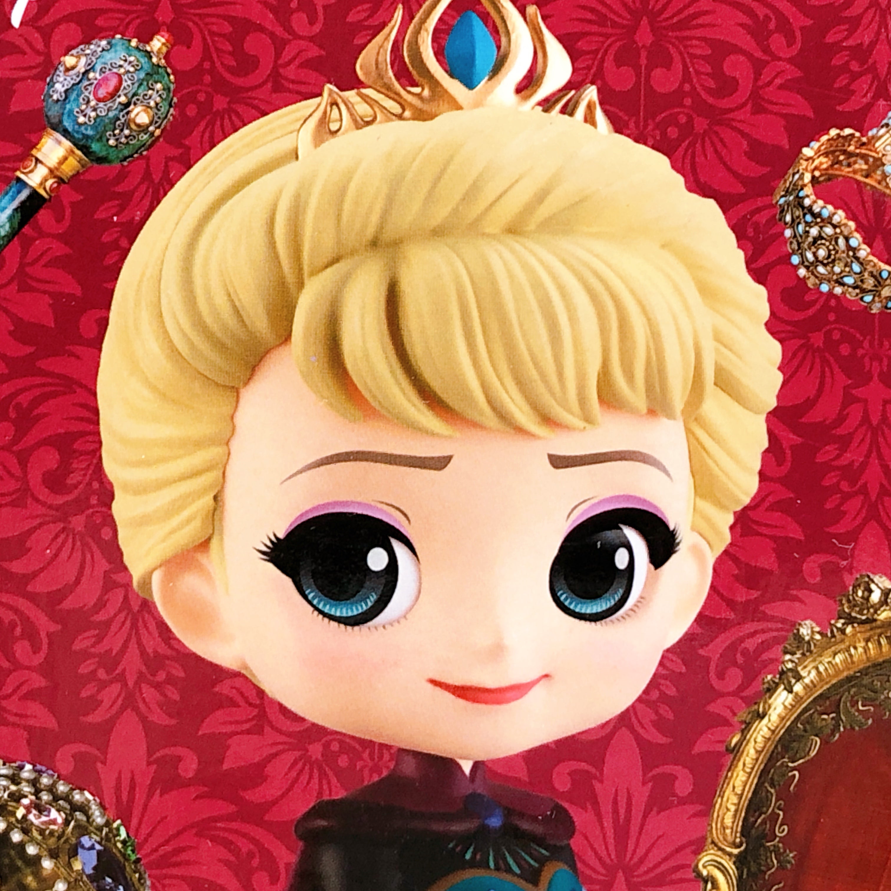 Q posket Disney Characters －Elsa－ ノーマルカラー z2zed1b Bandai Original Frozen Anime Figure Qposket Disney