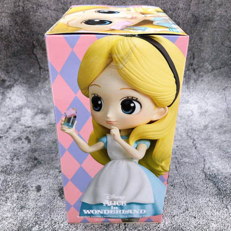 DISNEY Alice in Wonderland Alice Q posket Disney Characters -Alice Thinking Time- [BANPRESTO]