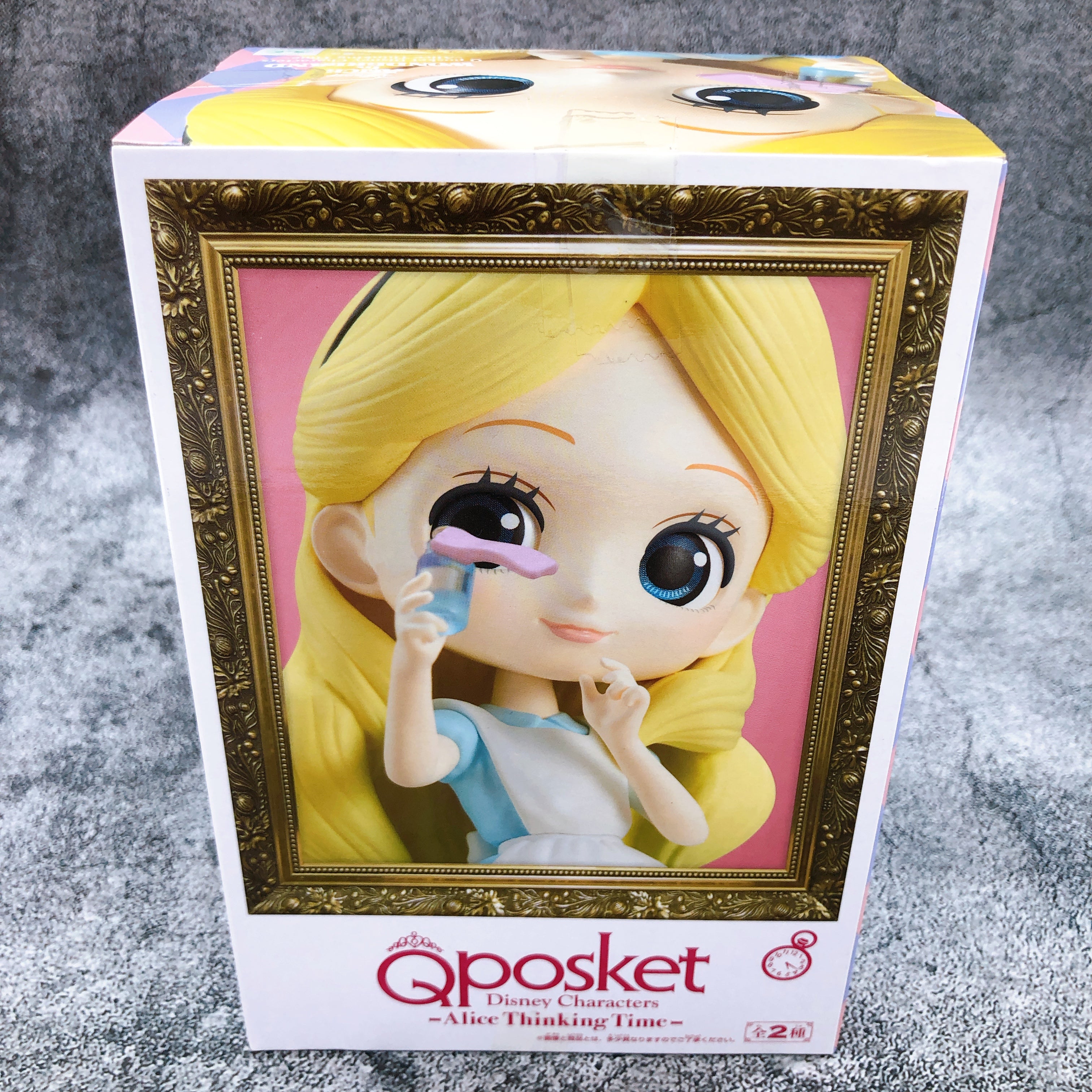 DISNEY Alice in Wonderland Alice Q posket Disney Characters -Alice Thinking Time- [BANPRESTO]