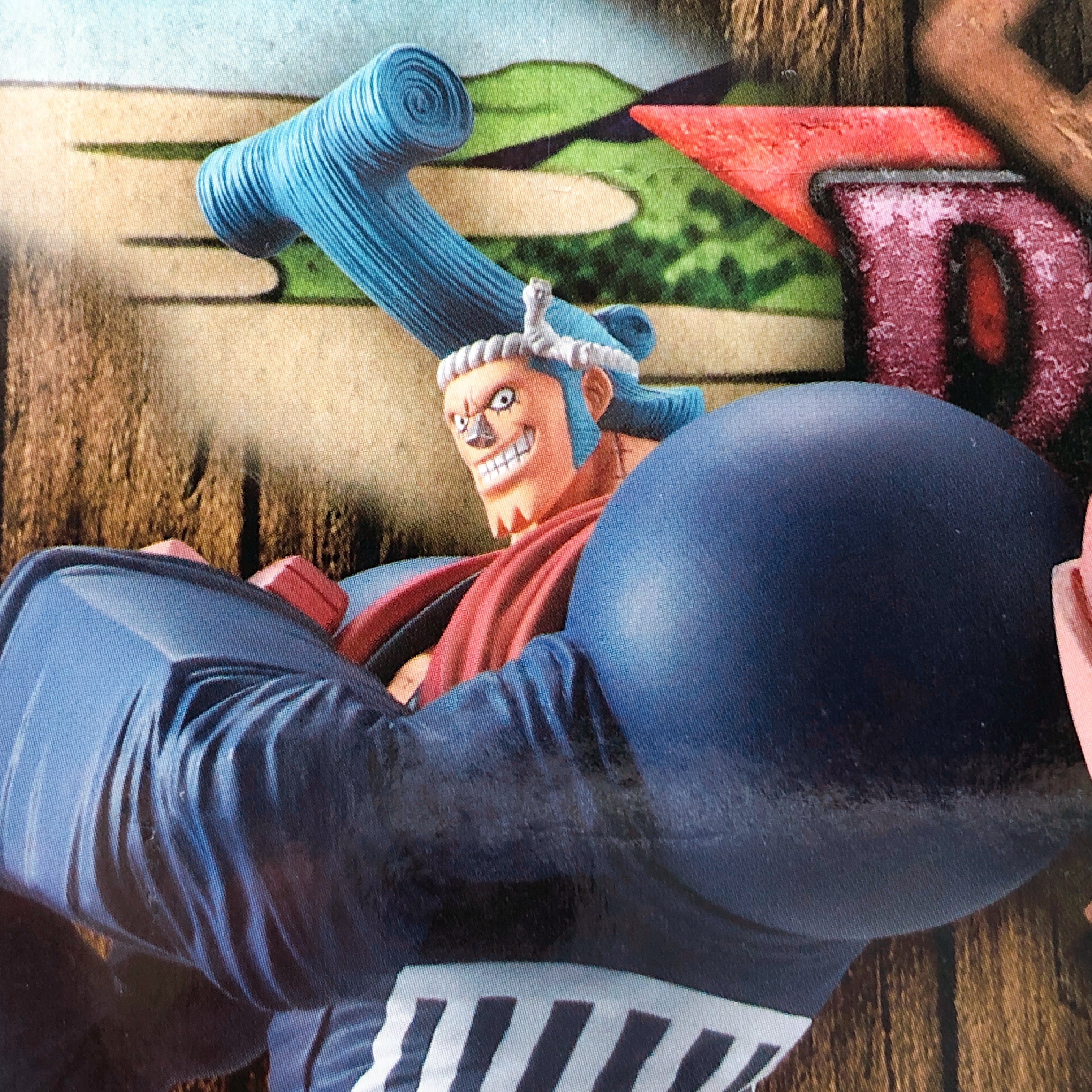 決定稿 1枚 設定資料 フランキー Franky アロハシャツ 鉄人 ワンピース Franky One Piece sheet, Character design, Official reference
