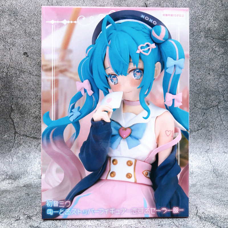 Hatsune Miku Sailor Suit in Love Noodle Stopper Figure [FuRyu]