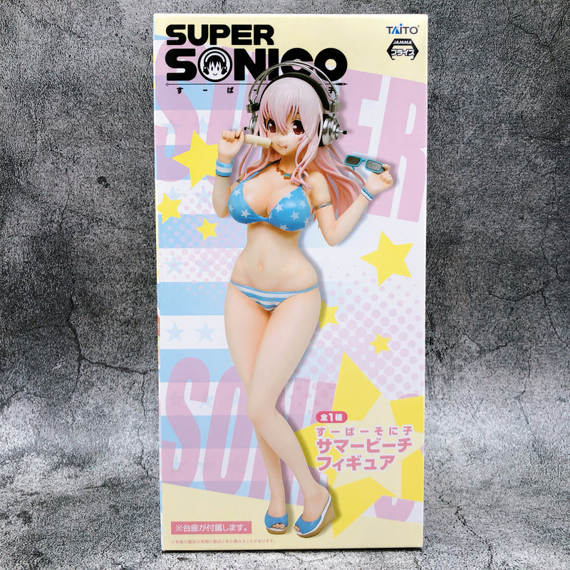 Super Sonico Super Sonico Summer Beach Figure [Taito]